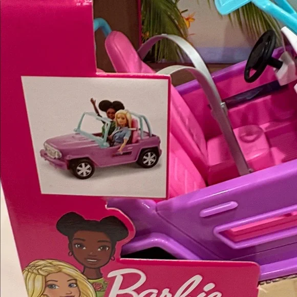 Barbie Pink Convertible Jeep with Accents - Picture 2 of 6